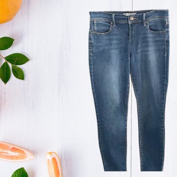 Free People Mid Rise Stretch Skinny Jeans - Picture 1 of 4